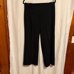 Women's Black Wide-Leg Pants Andre Oliver Size 10